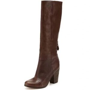 Rag’n’Bone Newberry knee high boot . Like new w/dust bag 38 /7.5 cont. Dk  Brown